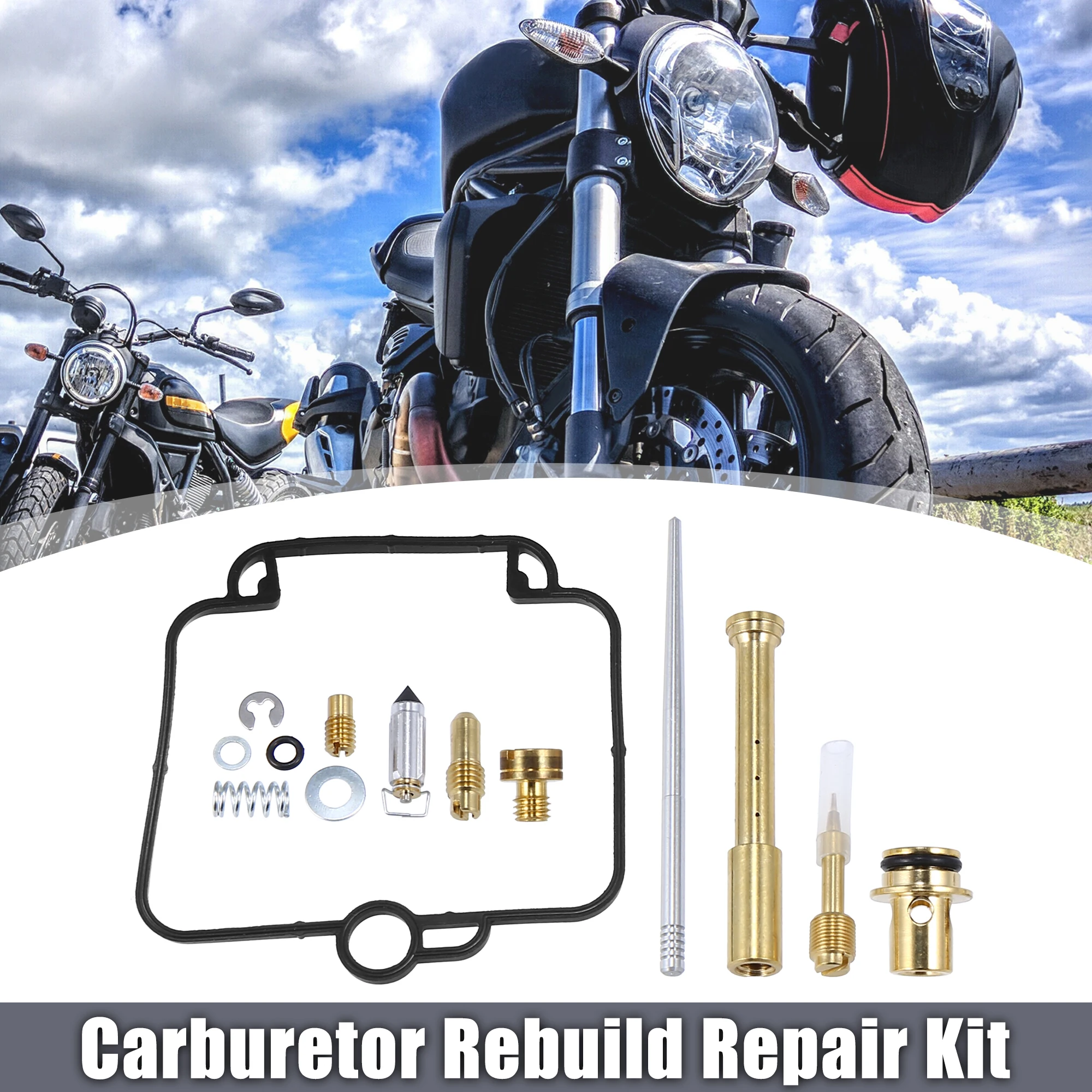 

Мотоциклетный карбюратор Motoforti, Ремонтный комплект для Suzuki DR650SE 1996 1997 1998 1999 2000 2001 2002 2003 2004 2005-2009