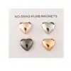 4PCS Strong Metal Plating Magnetic Hijab Clip Safe Hijab Brooch Luxury Accessory No Hole Pins Brooch Magnet for Muslim Scarf 4