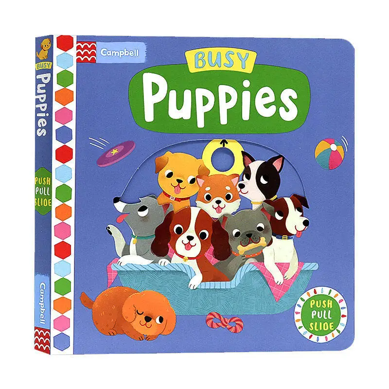 

Milumilu Busy Books: Puppies Children's Fun Puzzle Toy Paperboard Book Original English Books