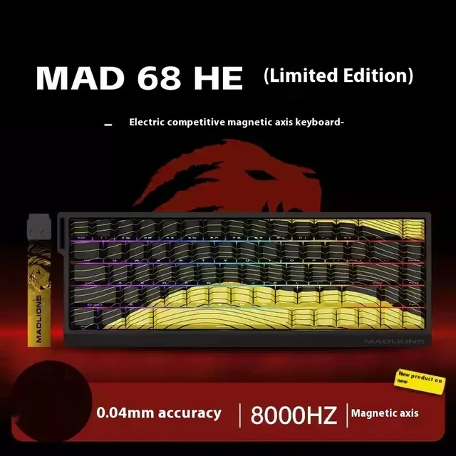 Madlions MAD60 MAD68 HE Magnetic Switch Mechanical Keyboard Wired 8KHz RGB Fast Trigger Laptop Esports Gamer Pc Gaming Keyboard - AliExpress 7