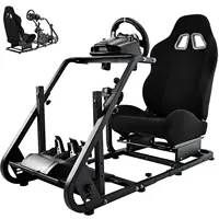 Dardoo G29 Racing Cockpit with Seat, Fits G25/G27/G923/T150, Steering Stand, Wheel/Pedals Sold Sep. 1
