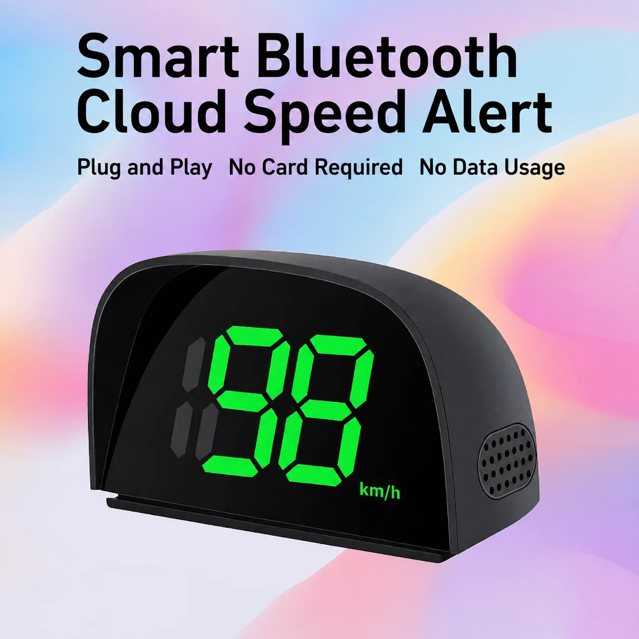 Display Head-Up (HUD) per Auto con Avviso di Sicurezza Satellitare BeiDou, Schermo HD Silenzioso, Proiettore Tachimetro per Veicoli - immagine 3