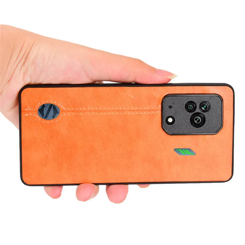Premium PU Leather Shockproof Hard Back Cover