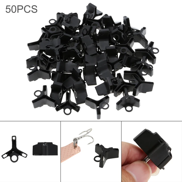 50pcs 1# 2# 3# 4# 5# Hook Safety Cap Protector Fishing Treble Hook