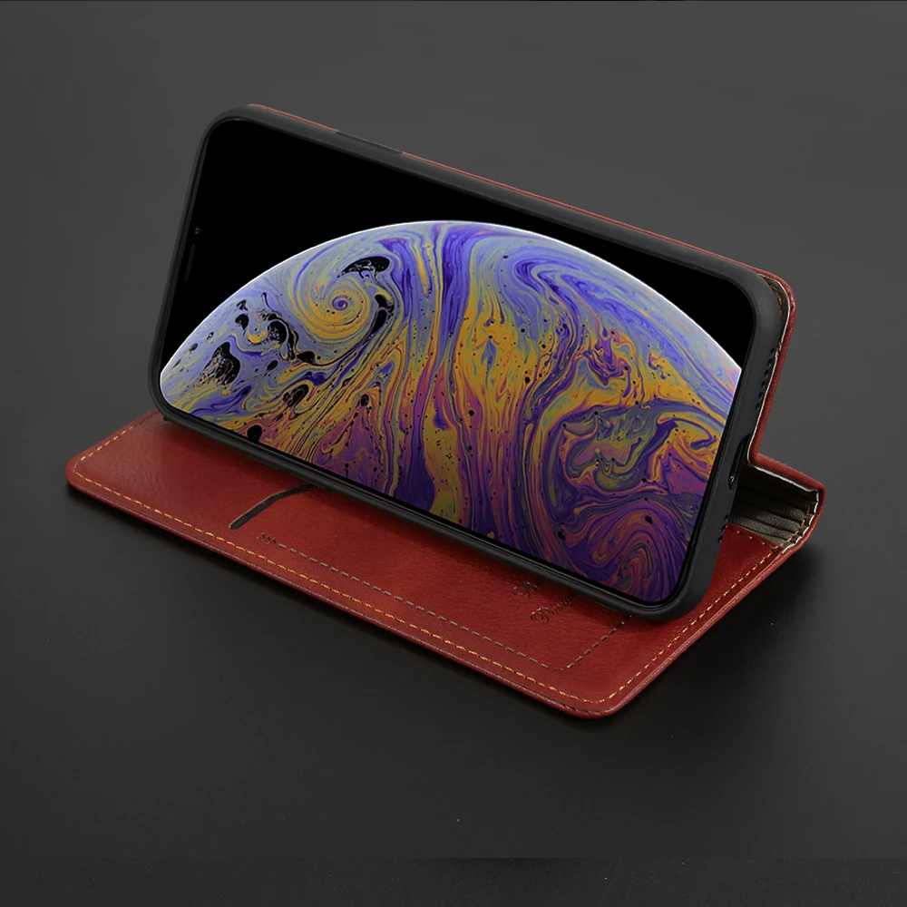 Premium Flip Leather Pouch Case Cover