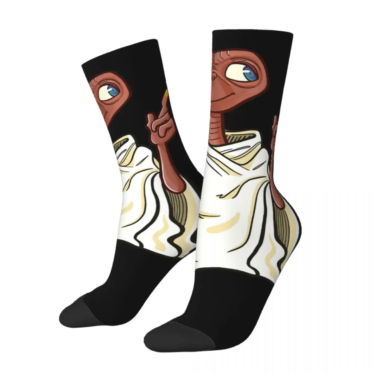 

Винтажные кавайные сумасшедшие мужские носки в стиле хип-хоп унисекс инопланетянин из фильма «инопланетянин» с принтом в стиле Харадзюку