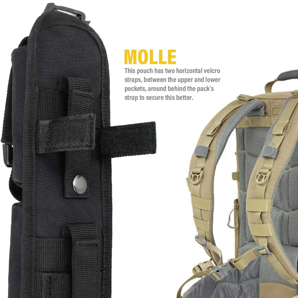 전술 어깨 스트랩 배낭 액세서리 팩에 대 한 잡화 가방 키 손전등 주머니 Molle 야외 캠핑 EDC 키트 도구 가방