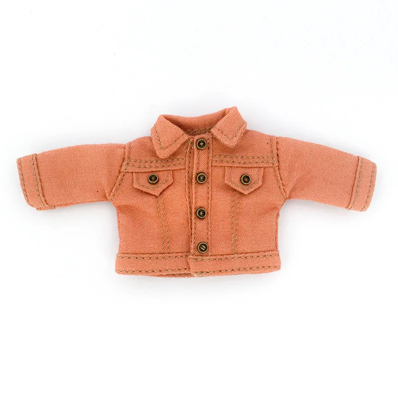 Ob11 Baby Doll Clothes Denim Jacket Jacket Suitable Dress Up Toys Doll Accessories For Obitsu11, 1 / 12bjd, Molly, Gsc Body 6