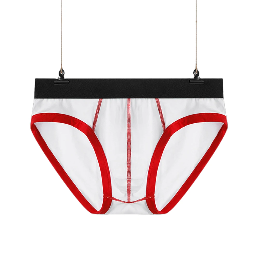 Mens Cotton Briefs Sport Panties Male Breathable Underwear Bulge Pouch