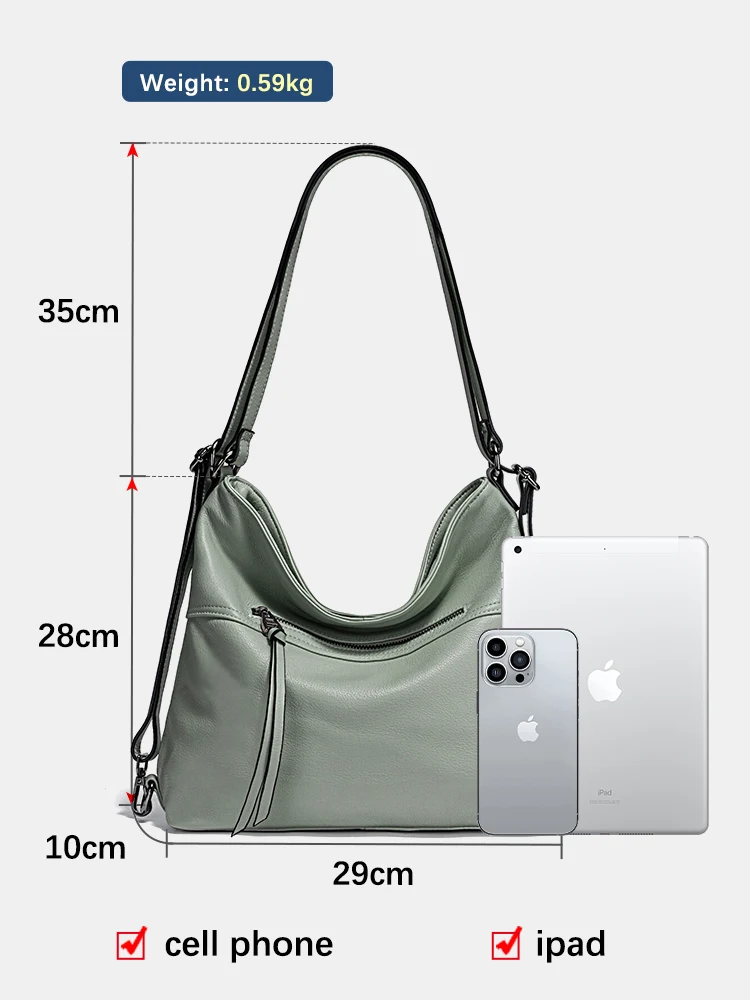 حقيبة كتف نسائية عصرية من العلامة التجارية Zency،...