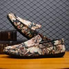 Man Printing Loafers Summer Shoes Men Walking Casual Light Canvas Shoes Male Breathable Fashion Flat Slip-on Footwear Sneakers 1