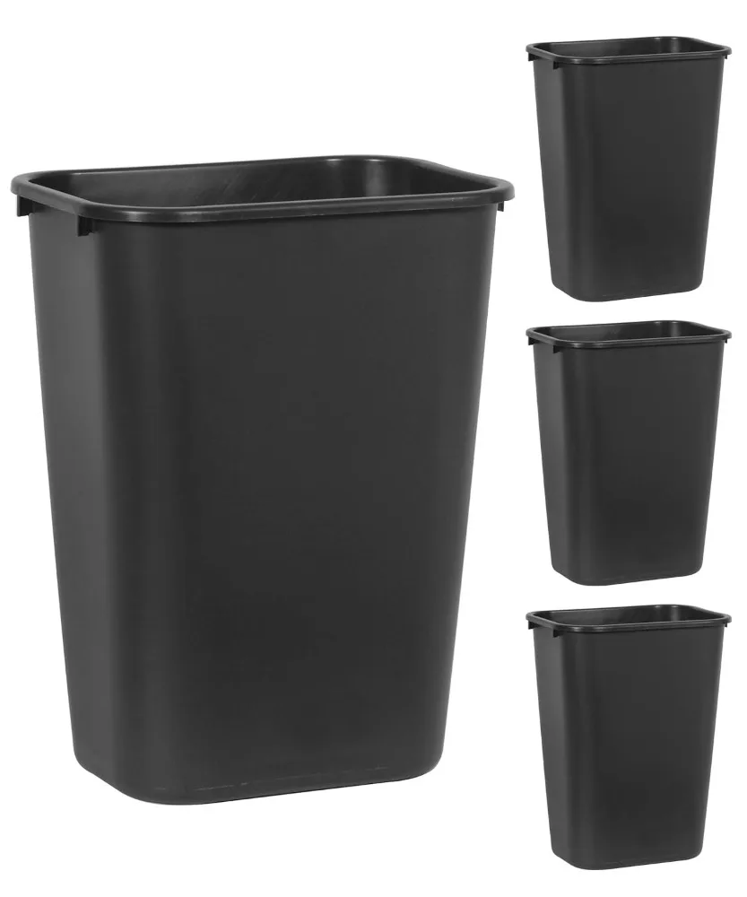 

Коммерческие товары Rubbermaid, корзина для мусора объемом 41 галлон/10,25 галлонов, черный для дома/офиса/под столом