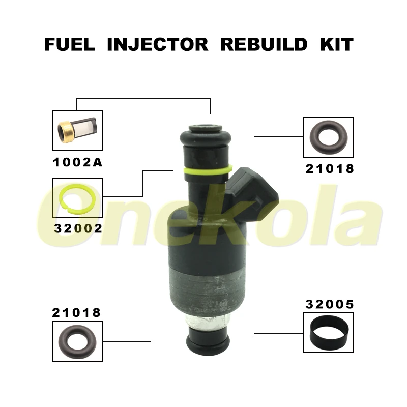 Fuel Injector Repair Kits for INJ570 For Chevrolet Opel Corsa Daewoo Cielo 96-05 17123924 17124782 17123924