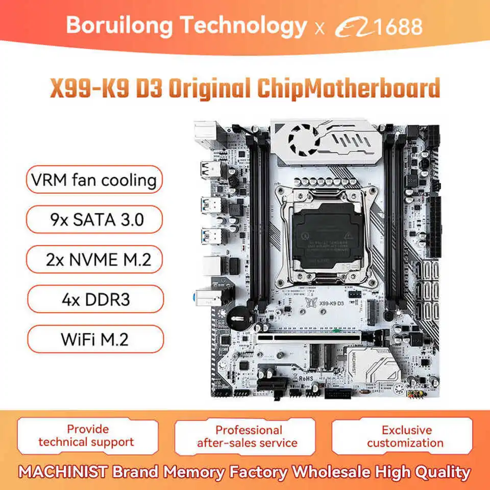 마더보드 MACHINIST X99 K9-D3 2011-3 C612 DDR3
