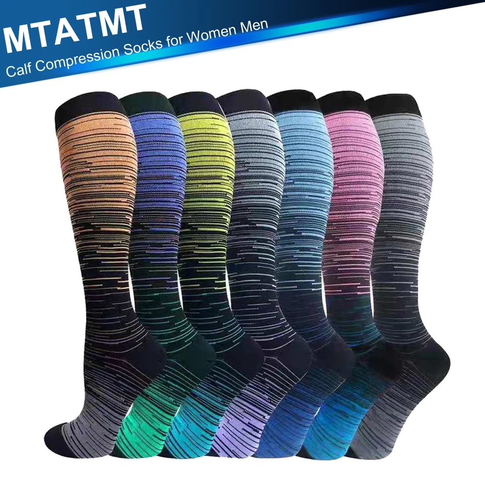 

1Pair Compression Socks for Women & Men Circulation Compression Socks 20-30 mmhg Best for Running, Nurse, Travel