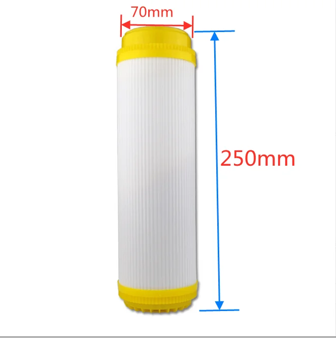 Water Filter 10 Inch Resin Filter Cartridge Softened Pure Water Ion Exchange Removes Descaling/Strong Alkaline Water Purifier System