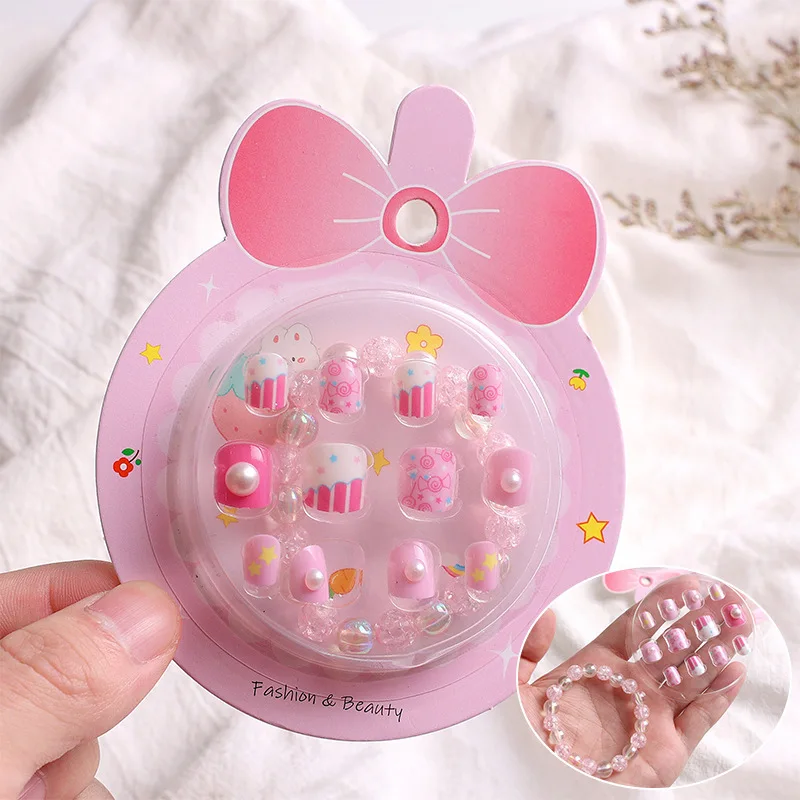 Kids Beauty Toy Kawaii Nail Art Sticker Beauty Princess Girls Toys Fashion Pretend Play Toy Makeup Game Set Cosmetic Toys