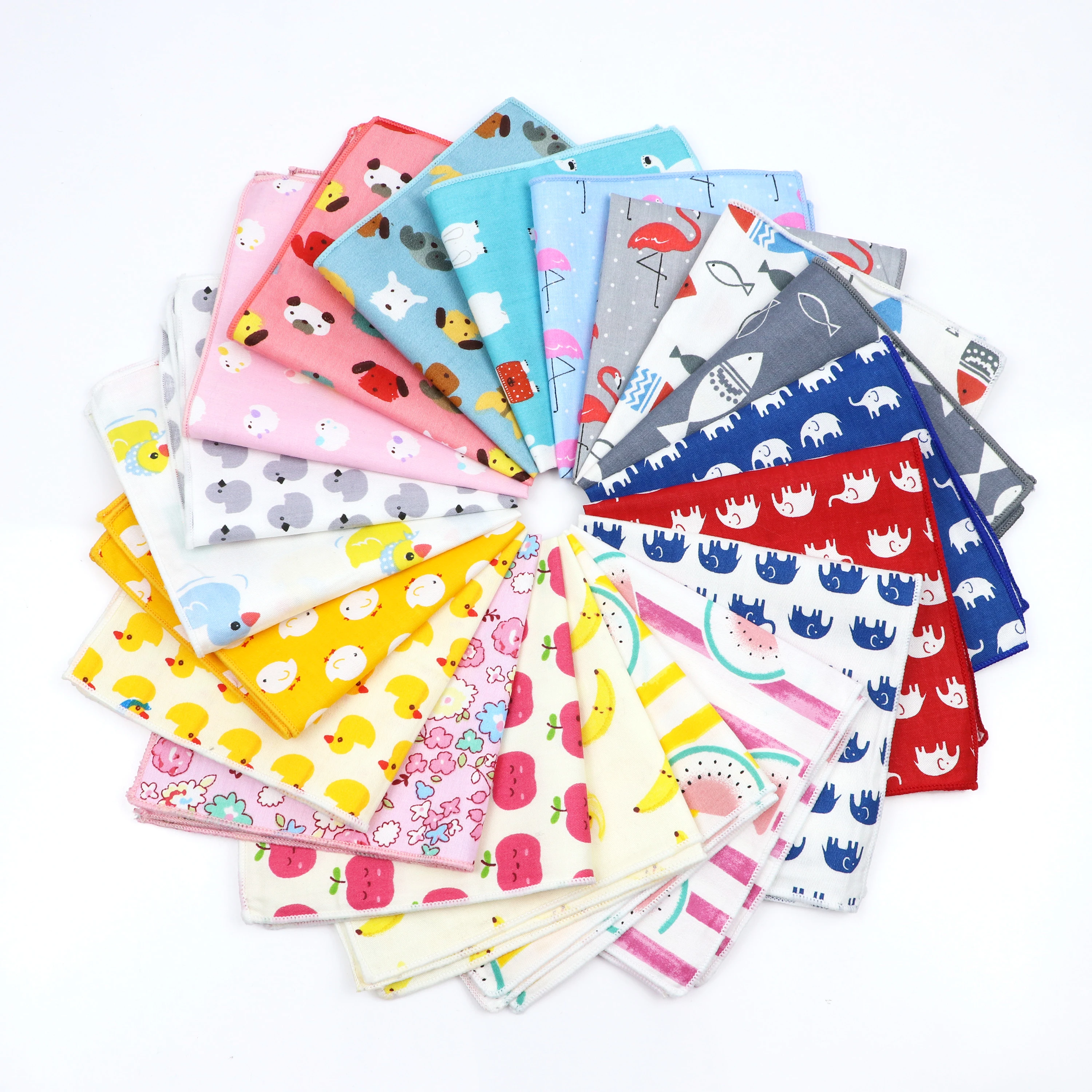 Handkerchief Scarves Hankies Pockets Square For Family Kids 24cm Width pocket square mini handkerchief