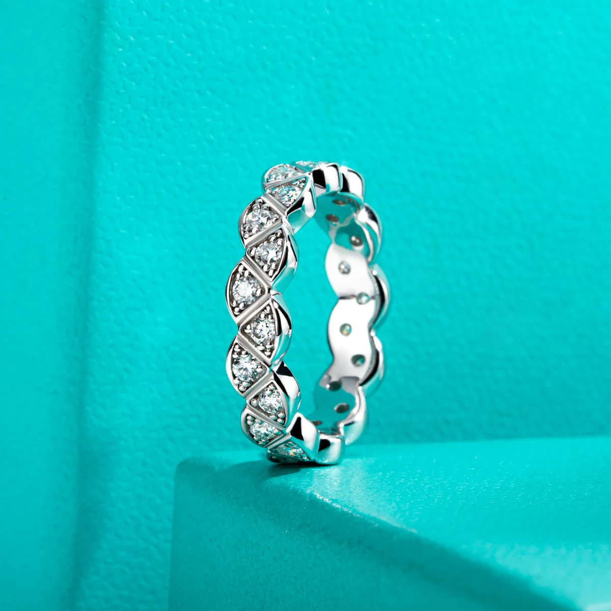 Wedding Band Leaf Rings D Color