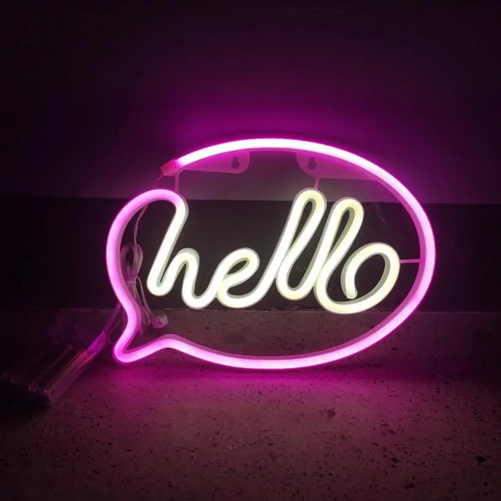 Рисунок 3 - Неоновая вывеска HELLO Neon