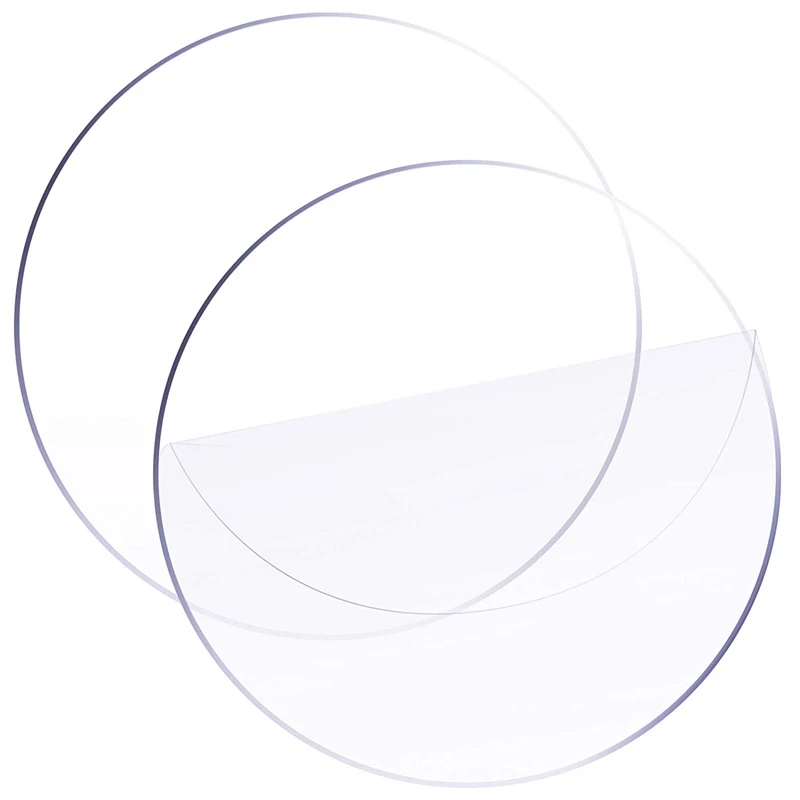 25-10cm Clear Base Board for Cake Decor Round Transparent Cake Bottom Board Acrylic Dessert Tray Platter