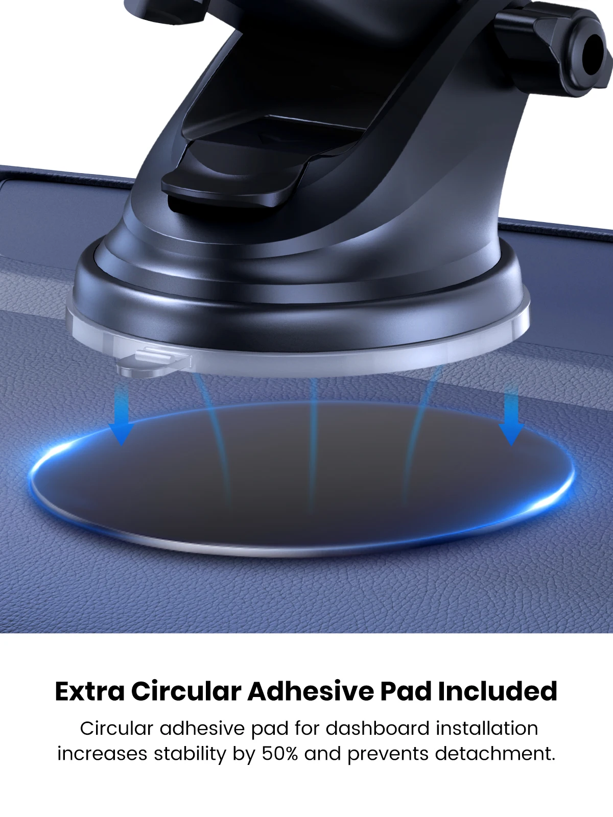 2-IN-1 Magnetic Car Phone Mount,N52 Strong Magnet Dashboard & Air Vent Car Phone