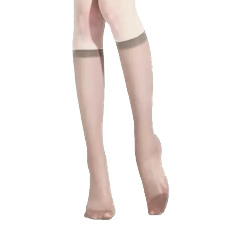 5 Pairs Women Ultra-thin Nylon Stockings Transparent Elasticity Ladies Knee Socks Summer Long Socks for Girls Stocking