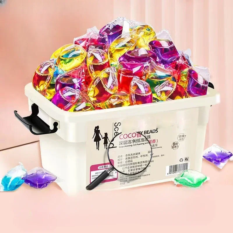 

100 концентрированные шарики для стирального порошка для долговечных новых клиентов, хорошие подарки для дома, шарики для стирки