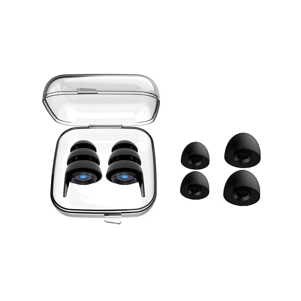 Earbuds for Noise Cancellation, Reusable Silicone Ear Tips, Noise Cancelling, Water Resistant and Comfortable 2 pairs of Waterpr