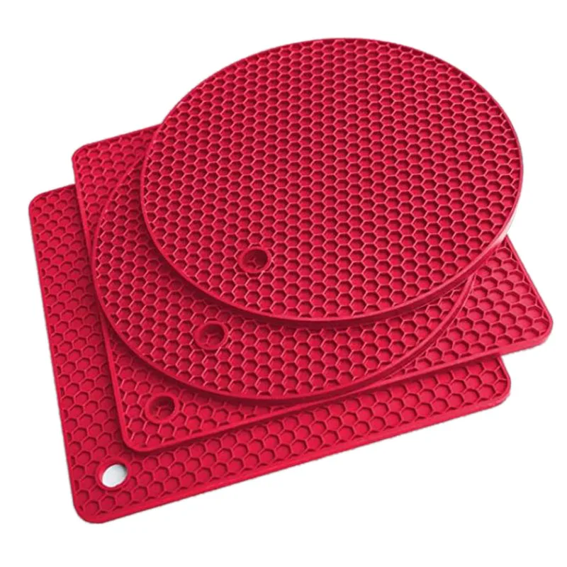 Silicone Pot Holders , Heat Resistant Mats For Hot Pan,Tables