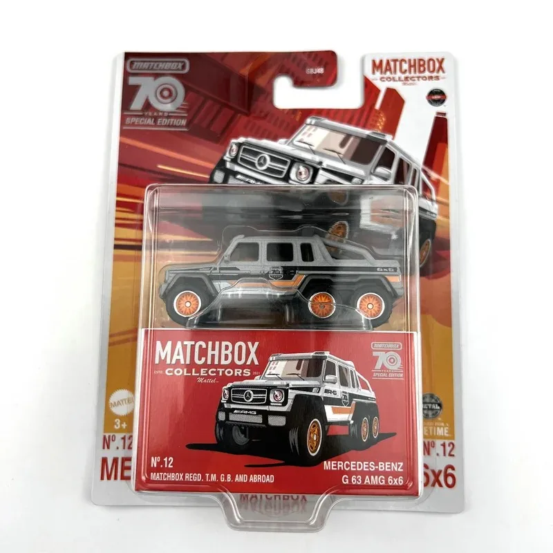 

Матчбокс 1/64 BENZ G 63 AMG 6X6 коллекция литых под давлением моделей автомобилей