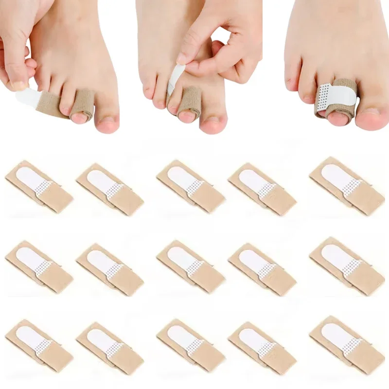 Toe Finger Straightener Hammer Toe Tape Hallux Valgus Corrector Bandage Separator Splint Wraps Foot Care Supplies