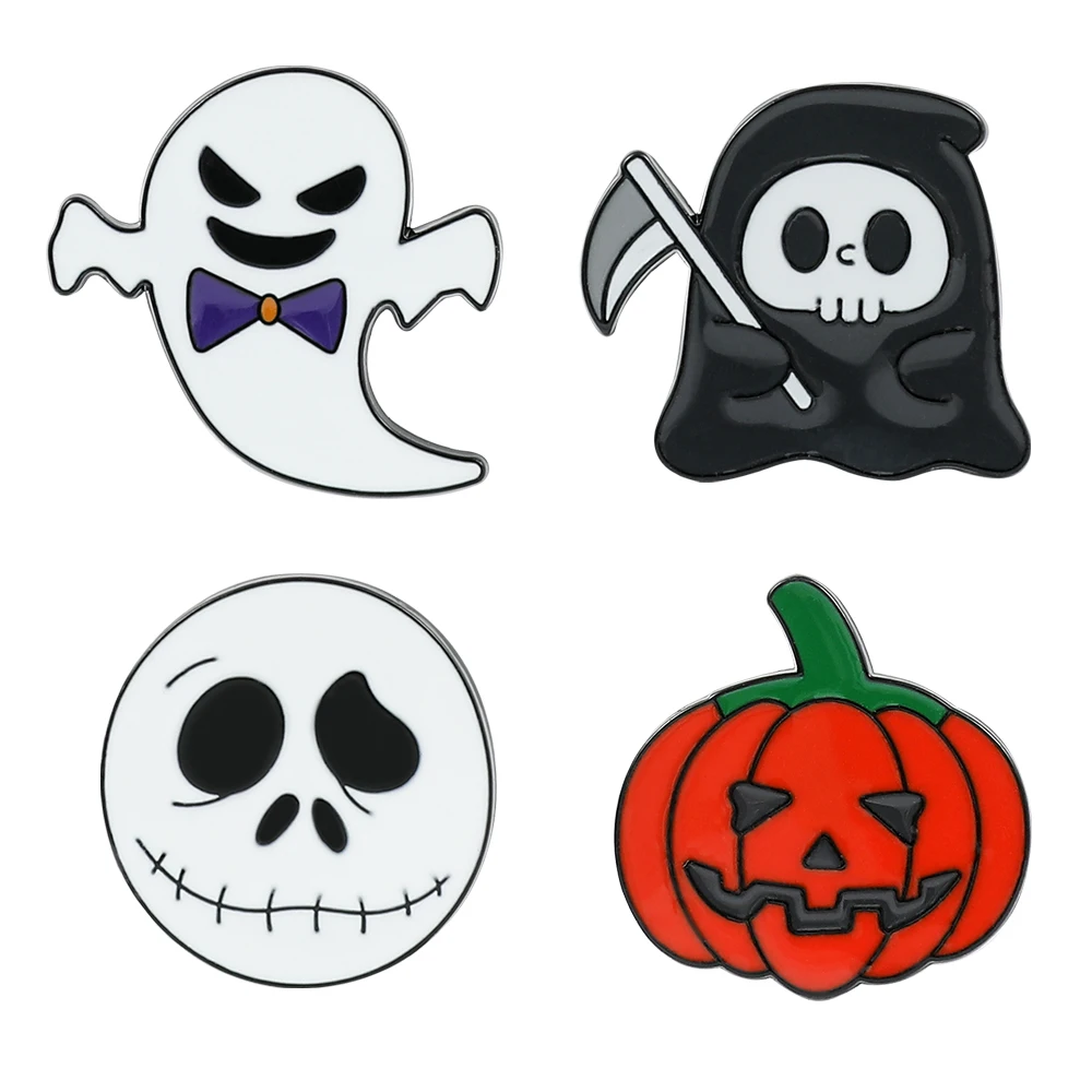 Disney Anime The Nightmare Before Christmas Pins Kawaii Jack Skellington Spilla Fantasma Per Badge Zaino Gioielli Di Halloween