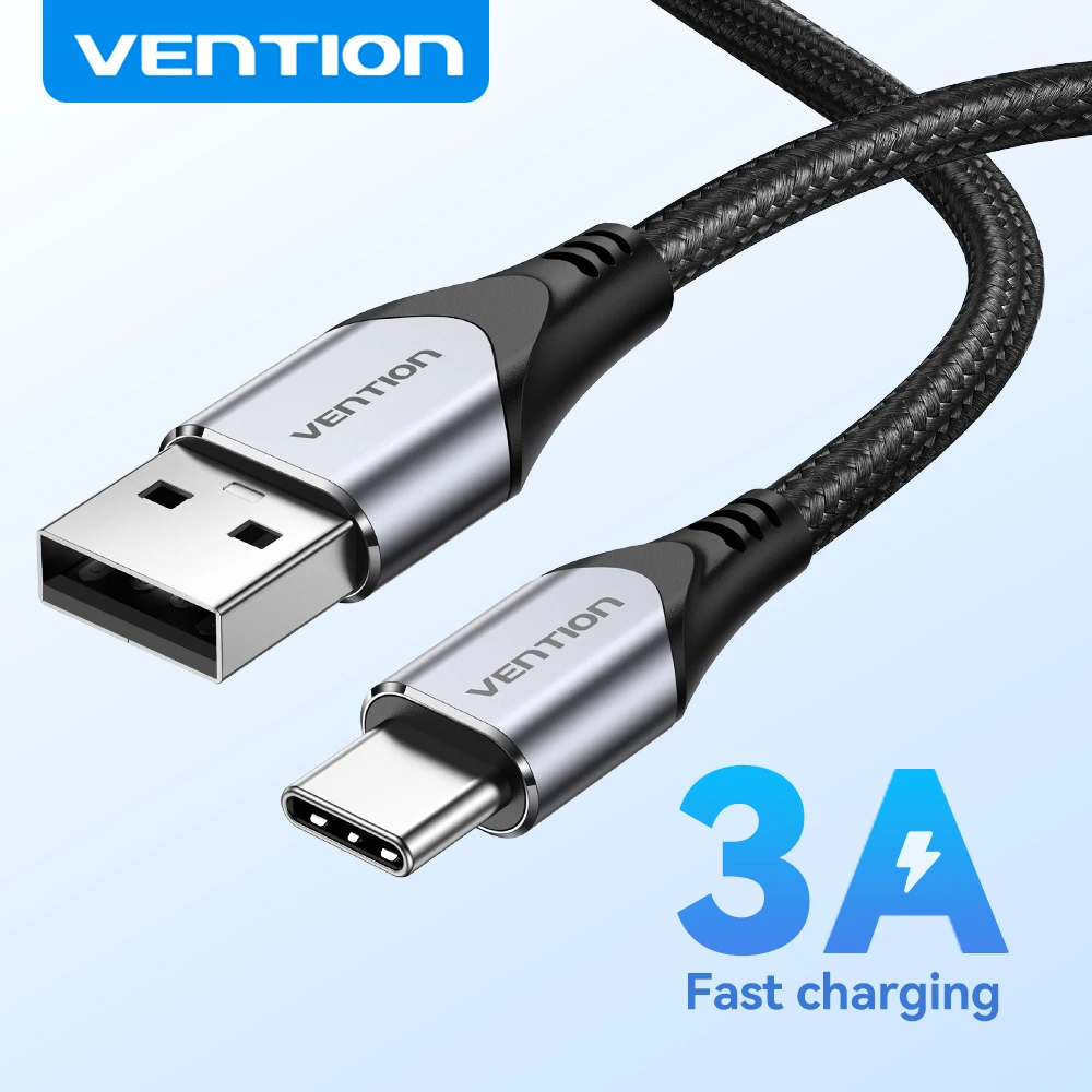 Vention USB Type C Cable for Samsung Poco S21 3A Fast