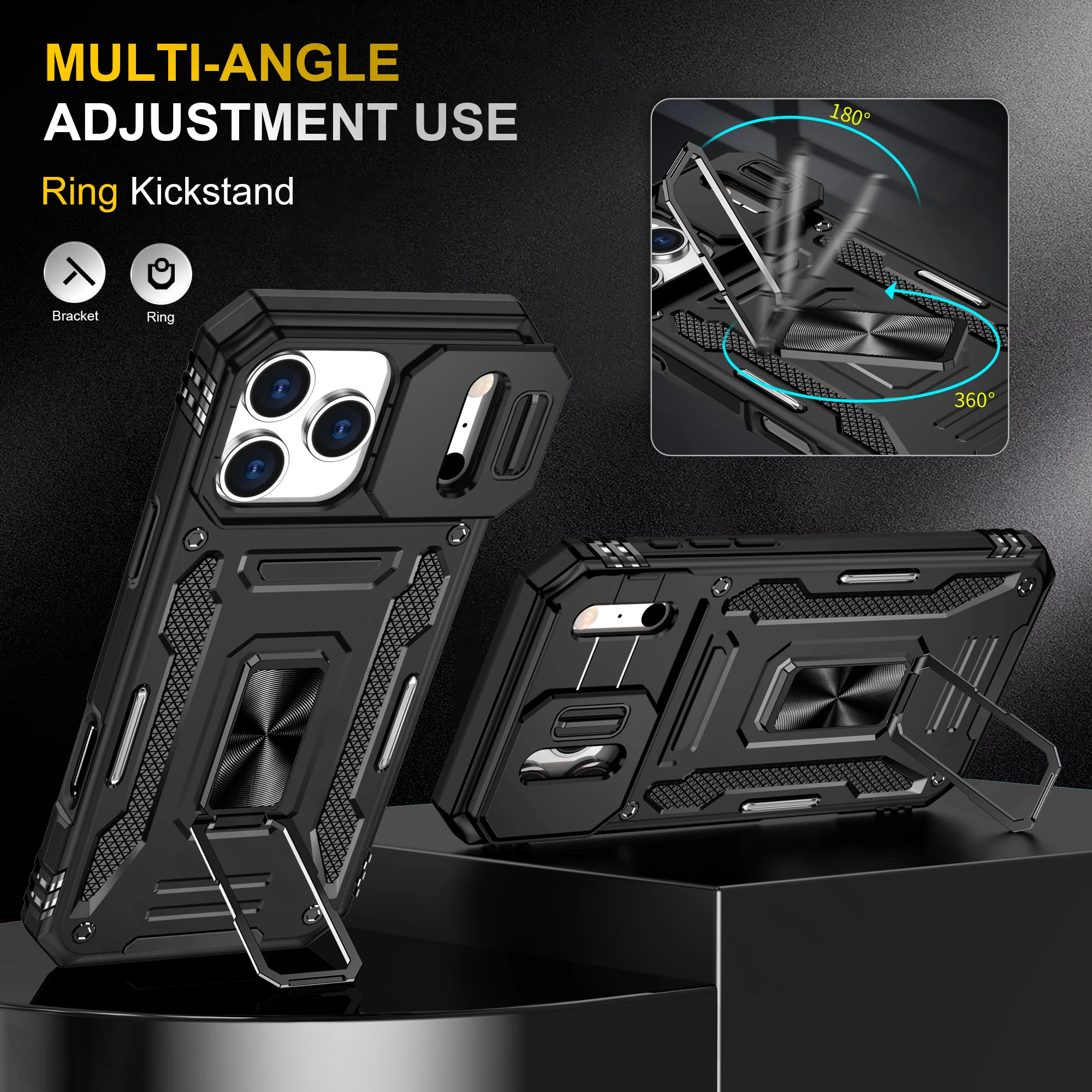 For iPhone 17 Air 16 15 14 Plus 13 Pro Max Shockproof Heavy Duty Case Cover