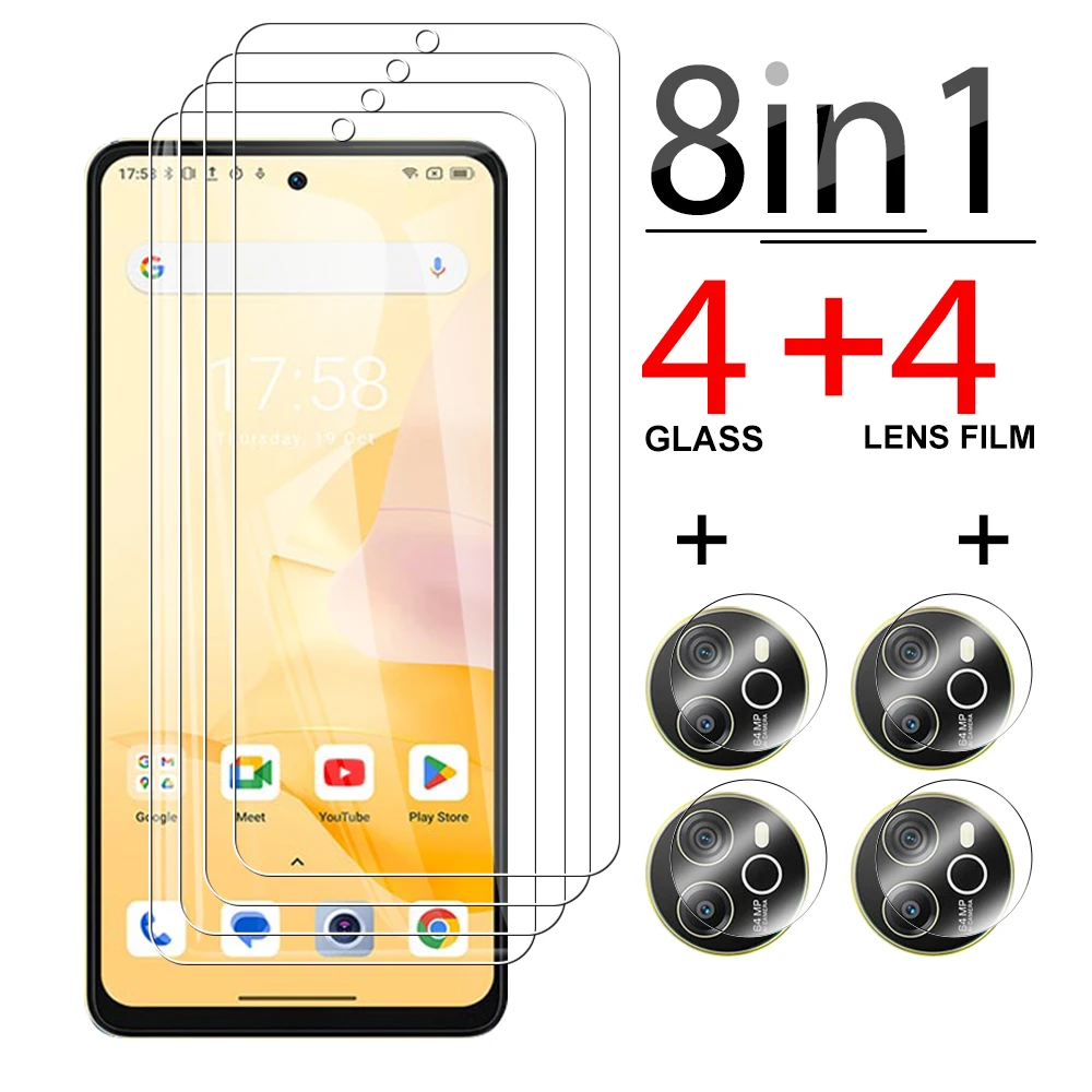 

8in1 For Blackview Shark 8 2023 Anti-Scratch protective glass Shark8 Clear Tempered Glass 6.78 inches Lens Screen Protector