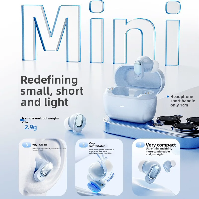 Sleek Fashionable Mini Bluetooth Earbuds with Extended Battery Life and Superior Sound Quality