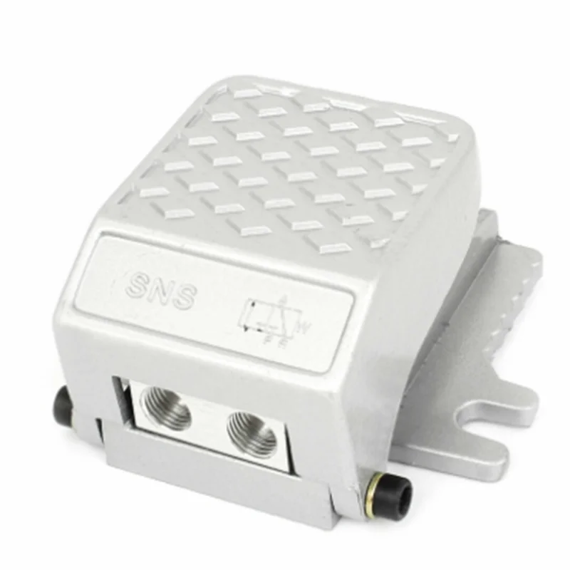 1Pc Del Piede Presse Di Controllo 1/4Bspt Filettato 2-Posizione 3-Way Air Pneumatica Piede Valvola Pedal Manuale Aria Di Potenza Media Di Tipo Diretto