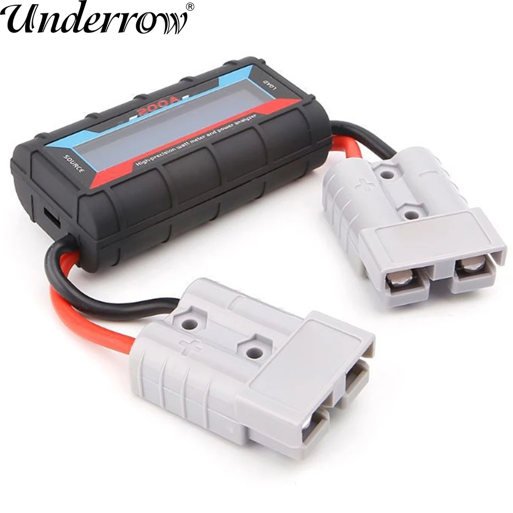 Wattmeter Power Analyzer 4.8V-60V 130A | LCD Spannungsmessgerät Mit Hintergrundbeleuchtung