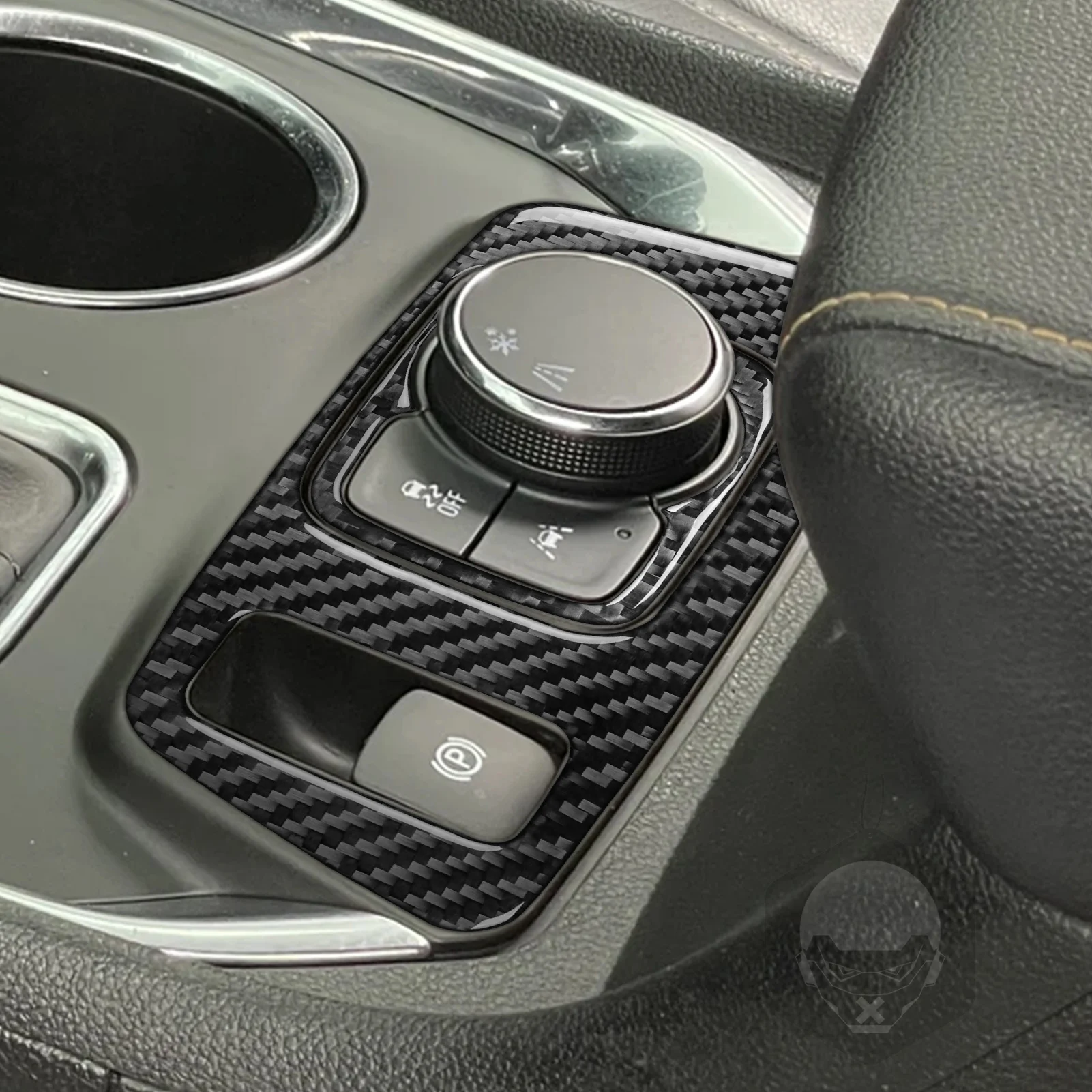 Chevrolet Traverse RS LT 2018-2023 실제 탄소 섬유 스티커 센터 콘솔 브레이크 패널 자동차 액세서리 인테리어 장식