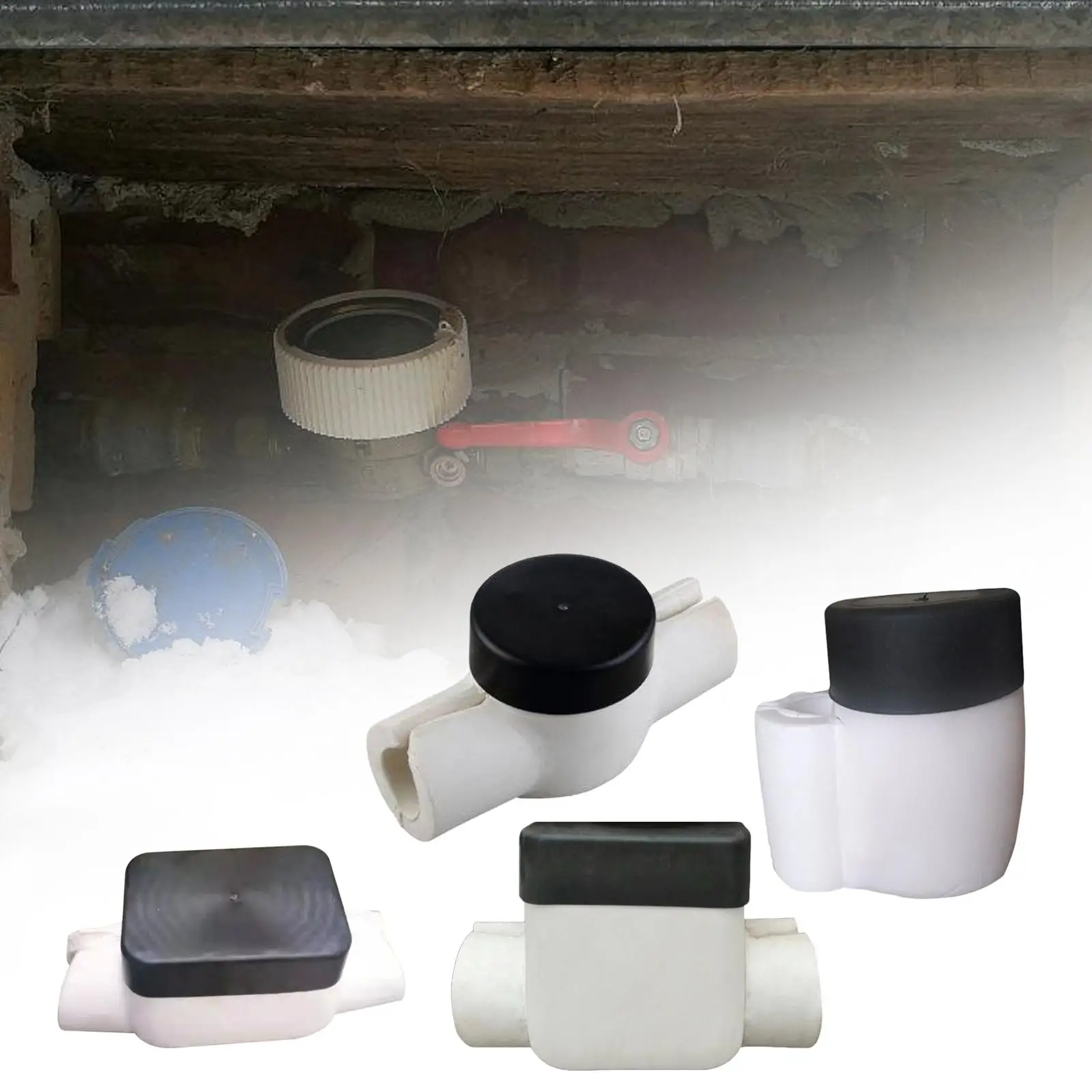Water Meter Insulation Cover Lid Anti Crack Practical Tool Freeze Protection Outdoor Backflow Preventer Insulation Cover