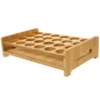 Wood Shot Glasses Holder Tray Small Cups Organizer Whiskey Glass Cups Trays Wine Cup Holder Shot Glass Storage Organizer 3
