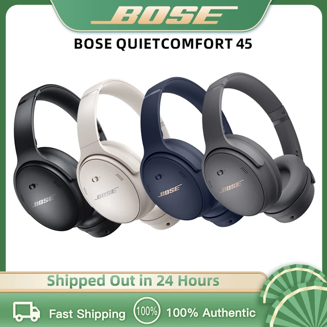 Bose-Casque antibruit sans fil Bluetooth d'origine, casque de basse,  écouteur avec micro, assistant vocal, confort chirurgical 45, QC45 -  AliExpress