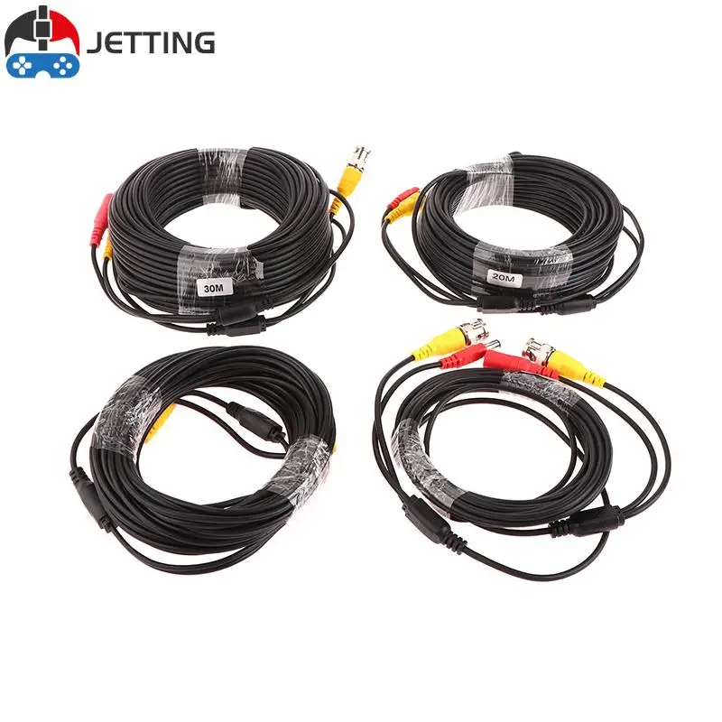 

Camera Cables 5M/10M/20M/30M BNC Cable Output DC Plug Cable For Analog AHD Surveillance CCTV DVR System Accessories