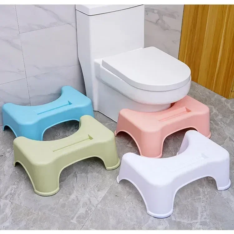 Home Poop Stool Non-slip Toilet Seat Stool Portable Squat Stool Home ...