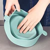 Silicone Microwave Popcorn Bowl Foldable Popcorn Maker Bucket Bowl With Lid Folding Popcorn Kitchen Baking Tool 3