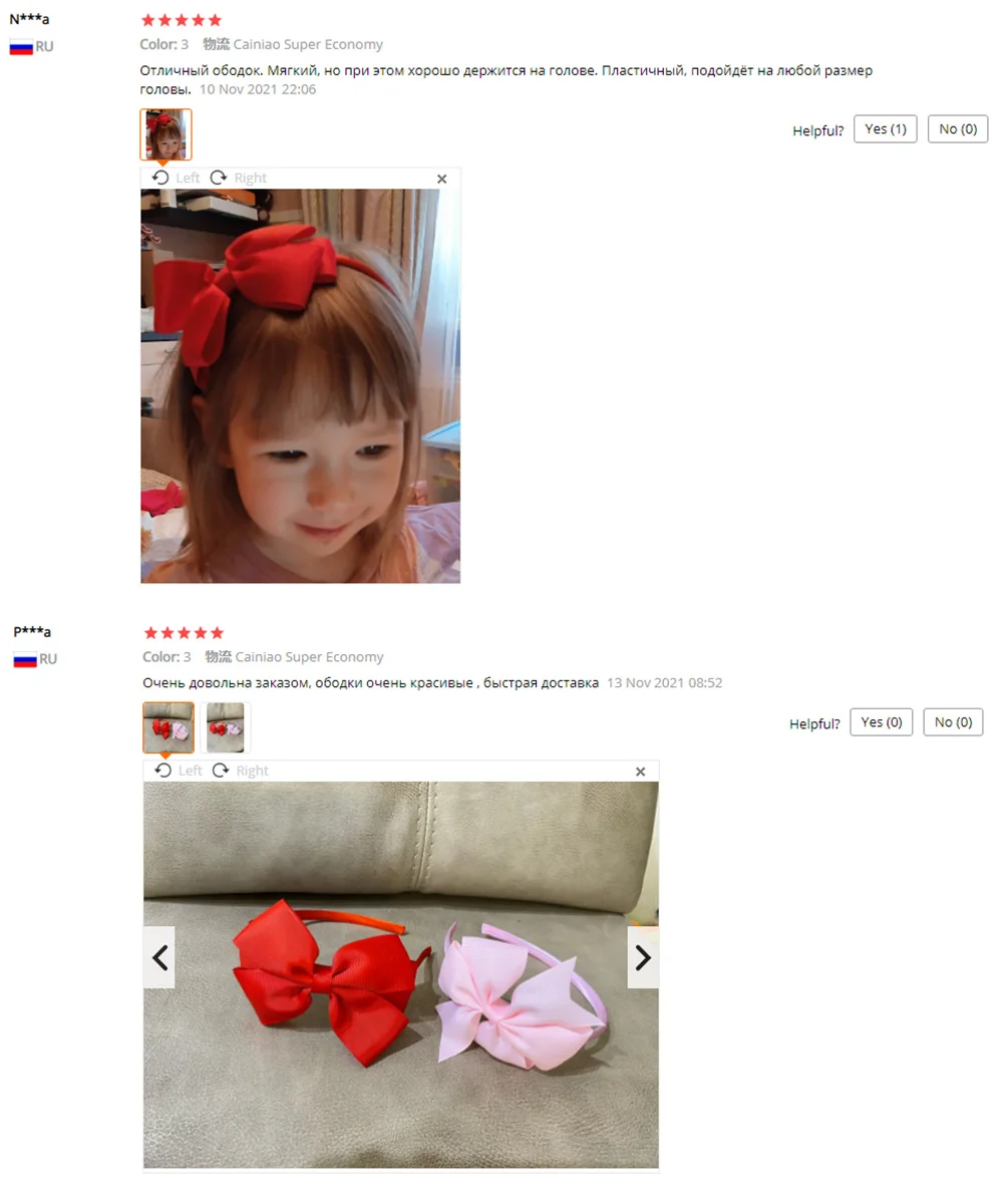 Oaoleer Hair Accessories 4'' Bow Hairband for Girls Handmade Solid Ribbon Headbands with Satin Hoops Kids' Daily Life Headwear