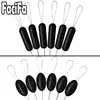 60 pcs 10 Group Rubber Silicon Space Bean Profession Fishing Float Resistance Anti-Strand fishing Line gear Connector Stopper 3