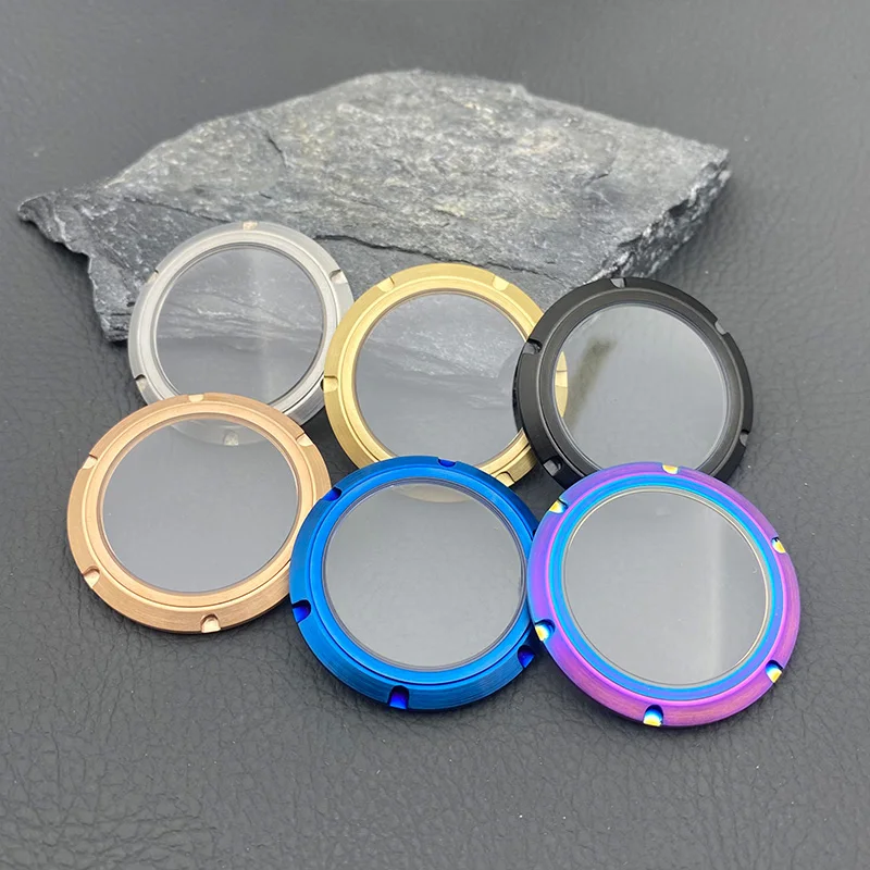 Enhanced Transparent Glass Sapphire Caseback for Automatic Movement Watch Cases