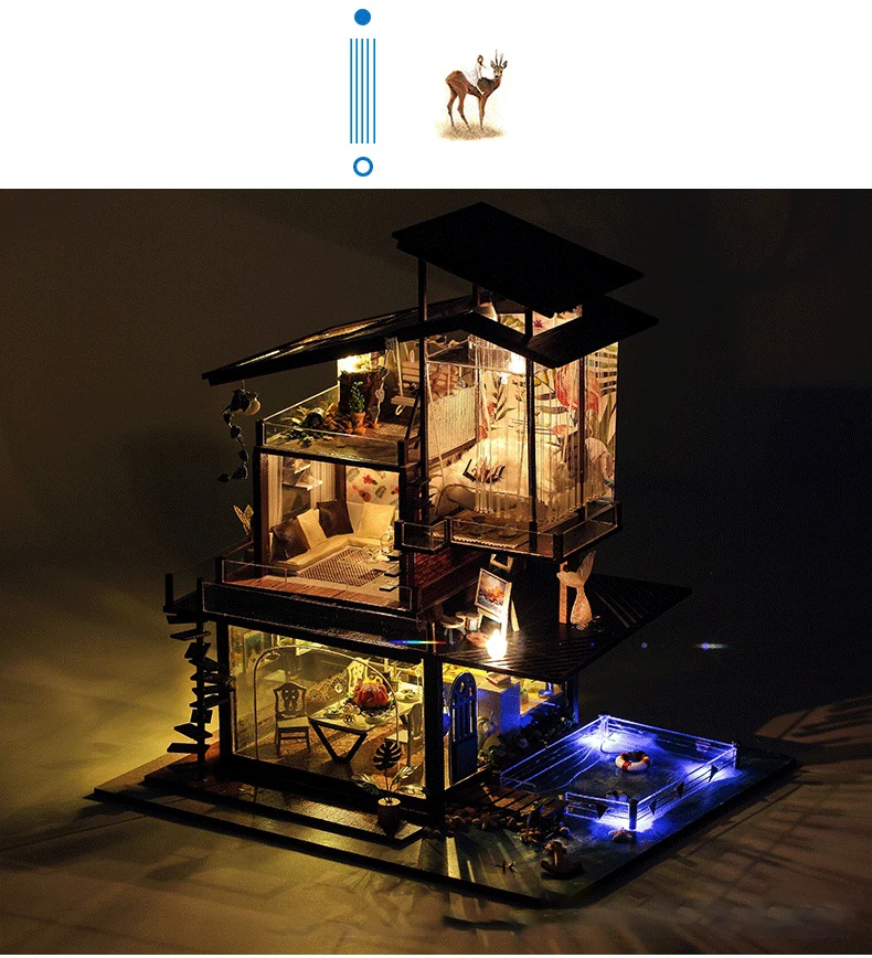 Valencia Cost DIY Miniature House Kit